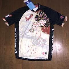 オシャレ 未使用品 パールイズミ 桜柄 サイクルジャージ XLサイズ オシャレ 未使用品 パールイズミ 桜柄 サイクルジャージ XL
