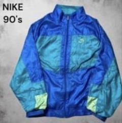 【美品】 NIKE ナイロン 菅田将暉 90s ナイキ 古着 L ブルー 青 NIKE ナイロンジャケット 菅田将暉着用 キセキ US古着 90s S
