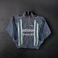 adidas アディダス トラックジャケット ごま塩 トレフォイル 古着