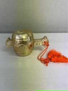 値下げしました珍品打出の小槌中村天風直筆画賛掛け軸