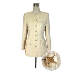 【送料込】VALENTINO_フェルト コート 新品定価48万円タグ付き VALENTINO 最高級ライン 薄手ウール