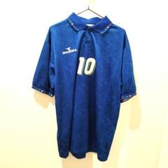 当時モノ新品★diadora イタリア代表風ユニフォーム M 新品タグ付き 当時モノ新品☆diadora イタリア代表風ユニフォーム M 新品タグ