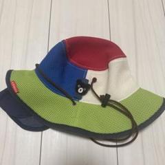 ミキハウス ダブルビー 帽子　メッシュ テンガロン