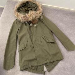 【値下げ】美品！匿名配送★rawtusミドル丈モッズコート　カーキ　M 値下げ】美品！匿名配送☆rawtusミドル丈モッズコート カーキ M