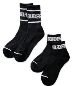 GOLFICKERS Golfman Socks -Black-