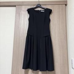 定価14万 FOXEY judy パールボタンウールワンピース ブラック 38 定価14万 FOXEY judy パールボタンウールワンピース ブラック 38