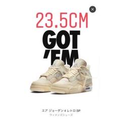 NIKE x off white air Jordan 4 23.5cm