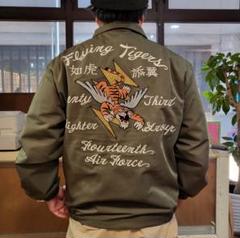 フライングタイガー　ミリタリージャケット　フライトジャケット　S(M相当)　美品 フライングタイガー ミリタリージャケット フライトジャケット S