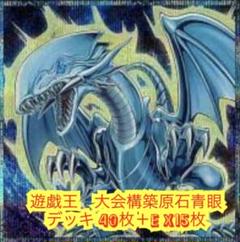 遊戯王 大会構築原石青眼デッキ 40枚＋E X15枚 - メルカリ