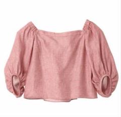 ★未使用★春夏にぴったりMYLAN リネントップス　ピンク