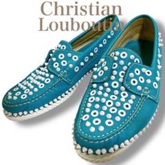 クリスチャンルブタン YACHT SPIKES FLAT CALFデッキシューズ