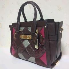 超美品 COACH コーチ スワッガー27 レザー ハンドバッグ 38365