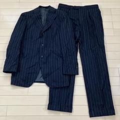 [新品タグ付き]THE SUIT COMPANY ビジネススーツ 1B ネイビー 新品】THE SUIT COMPANYセットアップネイビーストライプ 紺 現行