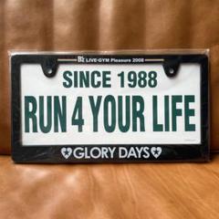 B'z ナンバープレート フレーム GLORY DAYS グッズ 完売品 レア