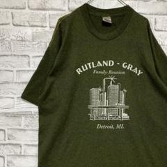 USA製90sヴィンテージTシャツ！シングルステッチ　グリーン半袖古着2XL20