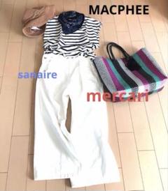 MACPHEE コットン　マリンパンツ　ホワイトのサムネイル