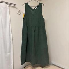 くすみグリーン　ジャンスカのサムネイル