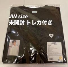 RUNSEOKJIN Tシャツ　Mサイズ　新品未使用　トレカなし BTS RUNSEOKJIN in JAPAN Tシャツ ブラック M ジン BTS - メルカリ