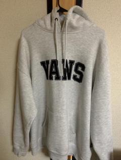 VANS フード付きパーカー XL グレー