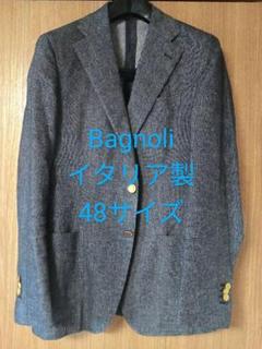 イタリア製 BAGNOLI NAPOLI デニムブレザー 48 金ボタン