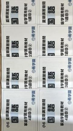 希学園 (首都圏)小6 夏期講習期間 国語 家庭学習用教材 希学園 (首都圏)小6 夏期講習期間 国語 家庭学習用教材 - メルカリ