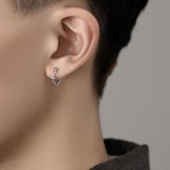 【新作】ピアス シルバー リング フープ 地雷系 アクセサリー S925