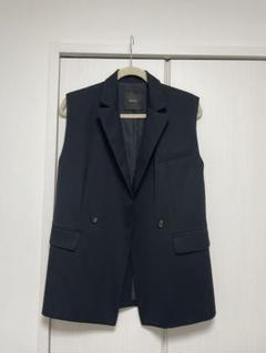 【美品】anuans アニュアンス　ジレ ブラック