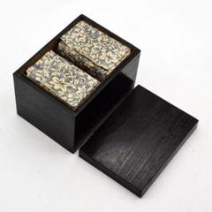 小倉百人一首　貴重品　木製　新品　中村北潮 Amazon.co.jp: 小倉百人一首 歌宴木製塗箱入 京都将軍堂製