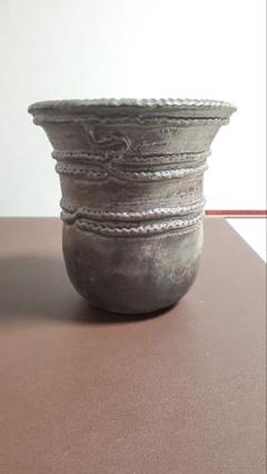 縄文土器 24cm 発掘 飾壷 縄文土器 24cm 発掘 飾壷