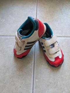 ［人気商品］adidas ベルクロ スニーカー ホワイト/レッド