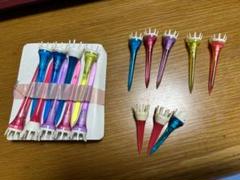 ゴルフ　ティー　計27本(長19本、中5本、小3本)