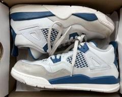 Nike AIR JORDAN 4 RETRO GS ミリタリーブルー