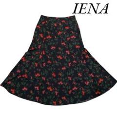 極美品✨IENA フラワープリントパネルスカート