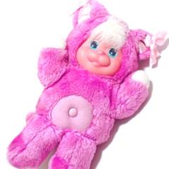 昭和レトロ アメトイ ピンク パンダベア 特大ぬいぐるみ ビンテージ 当時物 吉徳 レトロぬいぐるみ これくしょん キャンディ 180612 昭和
