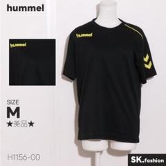 ★美品★hummel トップス　Tシャツ　半袖　ロゴ　プリント　ドライ　スポーツ