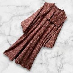 【新品✨️】 HEYUMM ヘユム 花柄ワンピース 大きな襟 ロング 2way