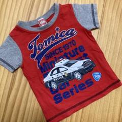 トミカTシャツ パトカー赤 90