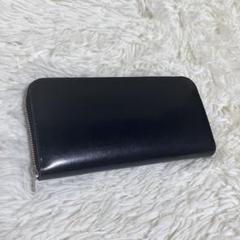【極美品】SINSIN　バタール　ロングウォレット　ブラック　レザー