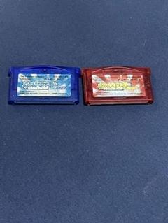 ポケットモンスター サファイアとルビーセット アドバンスソフト GBA