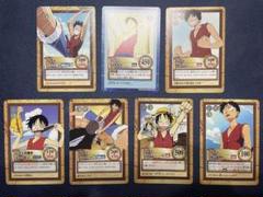 ONE PIECE ワンピース ルフィ トレーディングカード 7枚セット