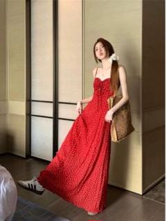 夏のお出かけにぴったり♡キュートなキャミワンピース♪
