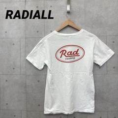 RADIALL ラディアル Ｔシャツ バックプリント メンズ S 白
