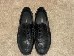 MIU MIU ウイングチップ シューズ メンズ 革靴 US8 26cm 黒 ウイングチップ レザーシューズ ビジネスシューズ 13844 革靴