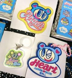 エンジェルブルー ラバーキーホルダー ミニチャーム ししゅう