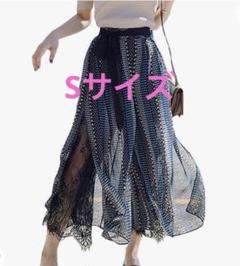 アトップダダン ワイドパンツ Sサイズ ブルー