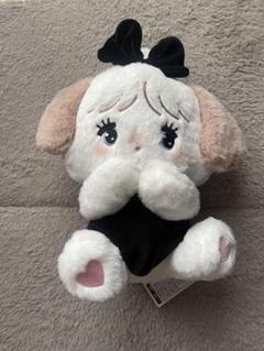 mikko BLACK RIBBON BIGぬいぐるみ スフレ