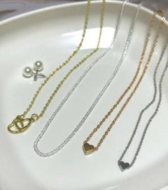 早い者勝ち！ 金アレ ネックレスピアス 【5点セット】訳あり超激安！