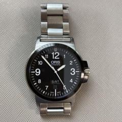 ORIS パイロットウォッチ　BC3 ブラック／アイボリー パイロットウォッチをモチーフに。ビッグクラウン搭載 ORIS BC3