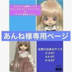 セリアドール キュート大 耐熱ウィッグ グレー×ライトパープル