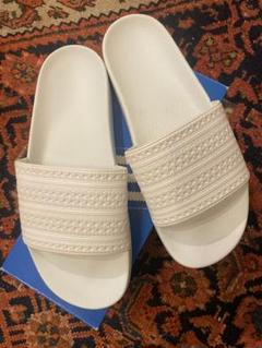adidas サンダル ADILIETTE US9 白